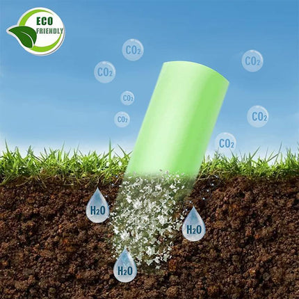 10Rolls Black Biodegradable Bin Liners Kitchen Garbage Bags 2.6GL,4GL,8GL,13GL - Aimall