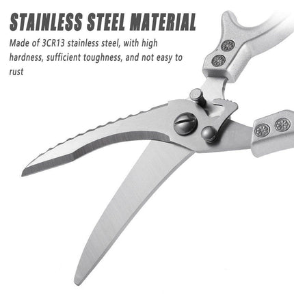 Stainless Steel Kitchen Scissors Multipurpose Ultra Sharp Utility Shears Tool