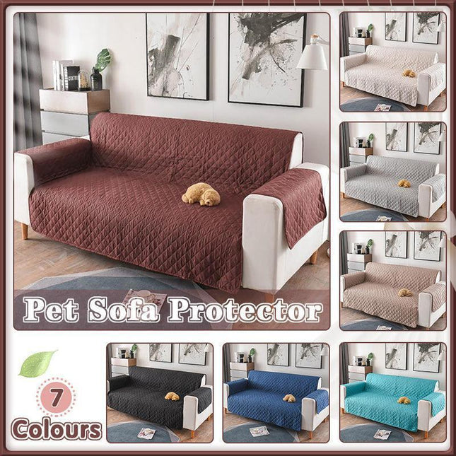 190x195cm Seater Pet Sofa Protector Cover Quilted Couch Covers Lounge Slipcover - Aimall