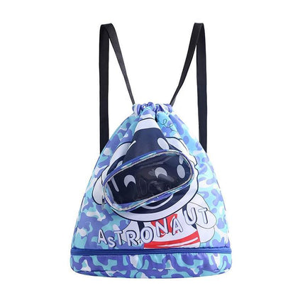 Children Waterproof Swim Backpack Durable Storage Bag Beach Pool Outdoor Travel - Aimall
