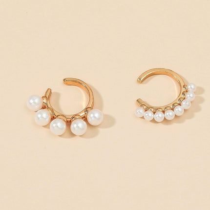 Simple Ear Clips No Piercing Stud Earrings Set Non Pierced Fashion Jewellery