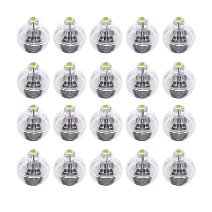 UP 100PCS LED Balloon Lamp Lights Lantern Light Balloons Glow Christmas Party Yellow - Aimall