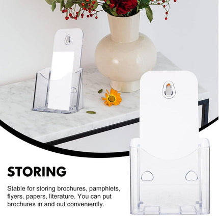 2pcs A6 Promotional Catalogue Racks Display Racks Information Holders Set