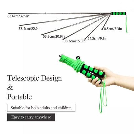 Double Pole Bubble Rope for Giant Bubble Show Outdoor Party Fun Activity