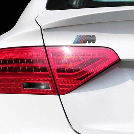 REPLACEMENT M SPORT LOGO BADGE STICKER TRUNK FITS BMW M, 3, 5, X Series - Aimall