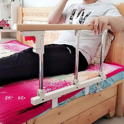 Folding Bedside Support Rail Anti-Fall Assist Handle Adjustable Barrier