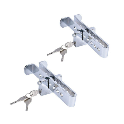 Universal Car Anti-Theft Clutch Throttle Brake Lock 8/9 Holes Security Lock
