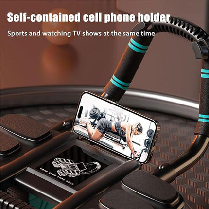 Four Wheel Abdominal Exercise Roller Elbow Support for Core Strength Training