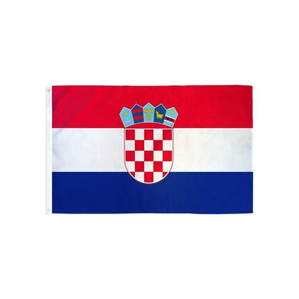 New Large Croatia Flag Pride Heavy Duty Outdoor 90cm x 150cm Croatian Banner - Aimall