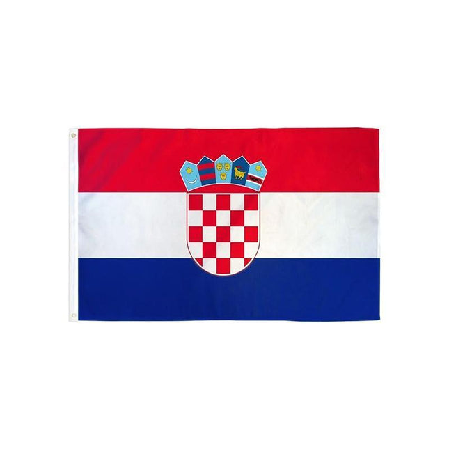 New Large Croatia Flag Pride Heavy Duty Outdoor 90cm x 150cm Croatian Banner - Aimall