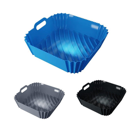 Air Fryer Silicone Pot Basket Liner Non Stick Reusable Baking Tray Accessories