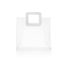 10 x Clear PVC Transparent Handbags for Shopping & Weddings - Aimall