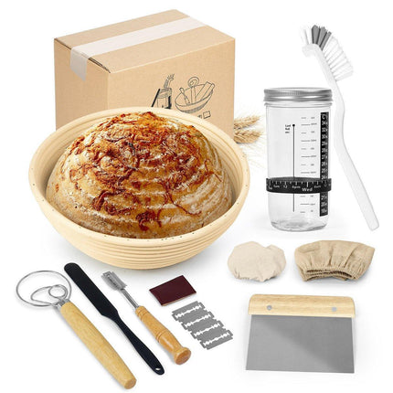 Leaved Dough Fermentation Basket Baking Set DIY Accessories for Homemade Bread