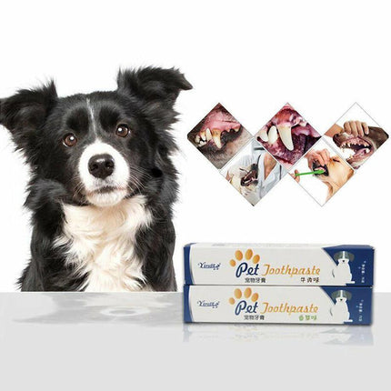 Beef Flavor Edible Pet Dog Cat Toothpaste Teeth Cleaning Care Oral Hygiene - Aimall