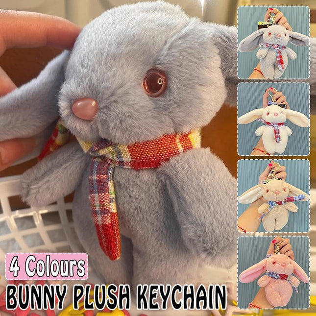 Cartoon Rabbit Doll Plush Toy Key Chain Accessories Bag Pendant Gift Keychain - Aimall
