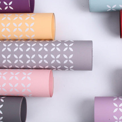 100pcs Waterproof Two-Colour Printed Paper Bouquet Wrapping Floral Gift Paper