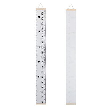 Kids Height Growth Ruler Chart Children Wall Hanging Personalised Measure Wooden - Aimall