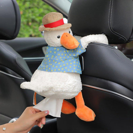 Cute Cartoon Tissue Box Holder for Car Home Female Auto Accessories Paper Case