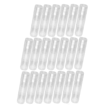 10/30/50/100x Clear Lip Balm Tubes Caps 5g Transparent Empty Lipstick Container - Aimall