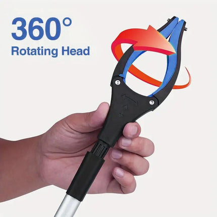 Folding Rubbish Picker Clip Hygiene Trash Grabber Long Handle Waste Cleaner Tool