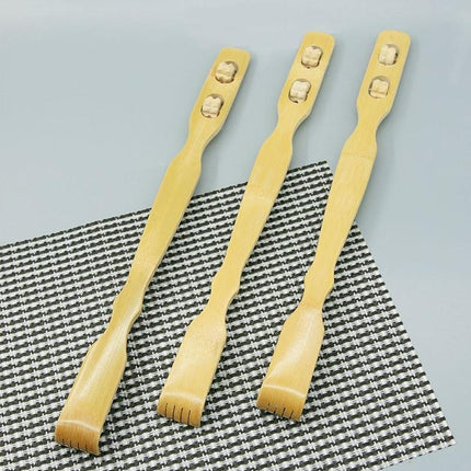 Long Wooden Bamboo Scratch back Back Scratcher Rack Body Massage Itchy Relieve - Aimall