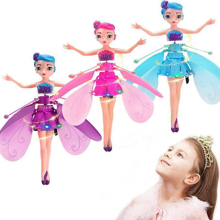 Flying Fairy Princess Doll Infrared Auto Induction Control Kids Toys Girls Gifts - Aimall