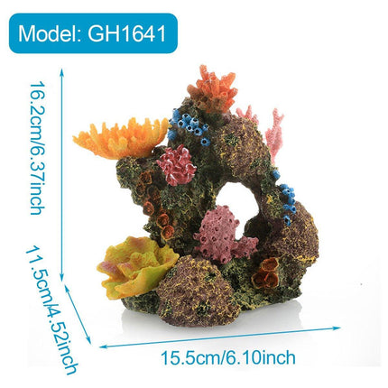 Aquarium Resin Coral Decorations for Fish Tank Marine Simulation Micro Landscape