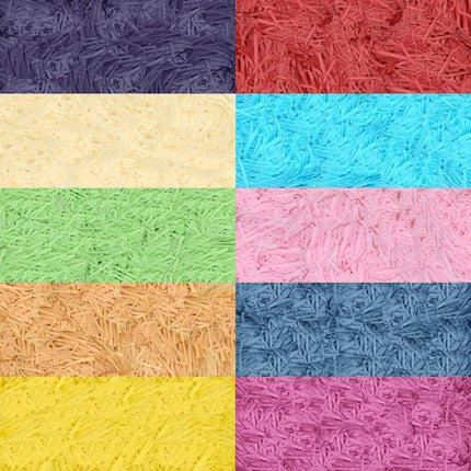 500g Colorful Raffia Paper Shreds Gift Box Filler Decorative Packaging