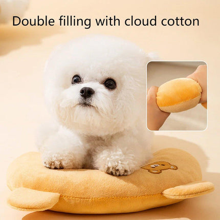 Dog Pet U Shaped Pillow Cartoon Breathable Cat Sleeping Cushion for All Seasons