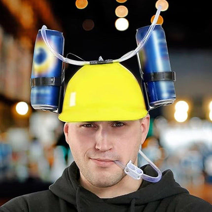 Novelty Summer Slouchy Beer Drinking Hat Creative Outdoor Party Cap Men Women