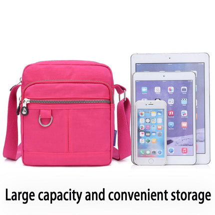 Ladies Shoulder Bag Nylon Fabric Lightweight Crossbody Small Casual Handbag