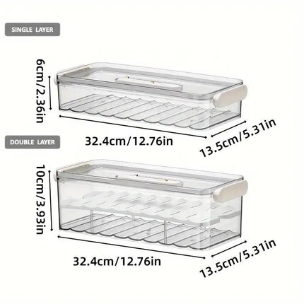 2pcs Food Storage Containers Kitchen Fridge Fresh Storage Boxes Home Organizer
