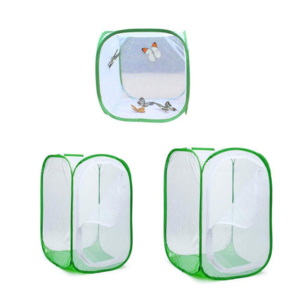 Collapsible Insect Cage Garden Insect Screen Plant Cultivation Cage for Outdoor