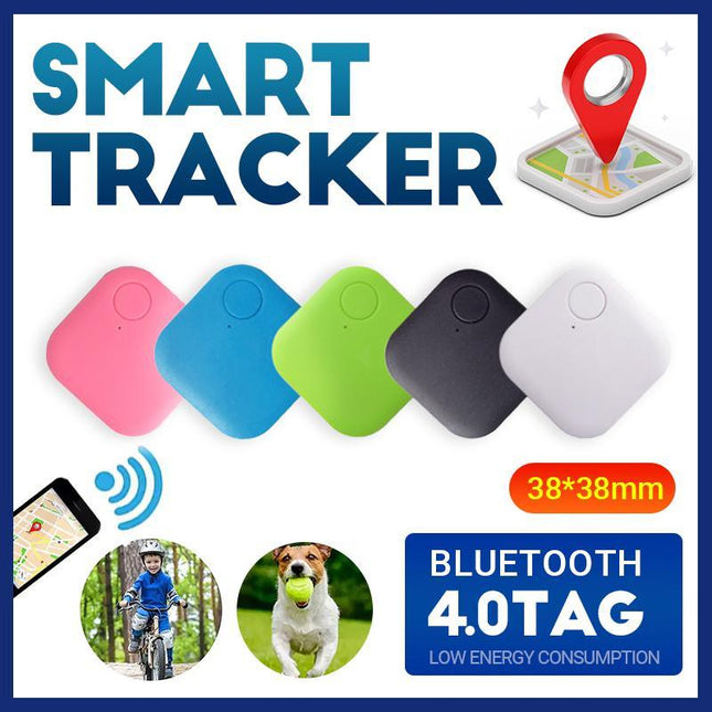 Mini Bluetooth Tracker Key Dog Pet Tag GPS Smart Finder Locator Wallet Alarm - Aimall