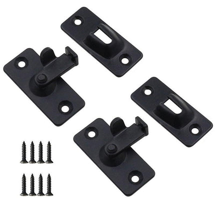 90 Degree Stainless Steel Latch Safety Right Angle Sliding Door Lock Door Hasp - Aimall