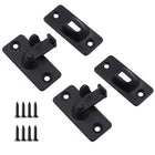 90 Degree Stainless Steel Latch Safety Right Angle Sliding Door Lock Door Hasp - Aimall