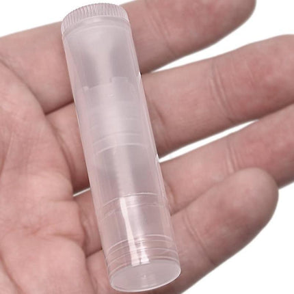 10/30/50/100x Clear Lip Balm Tubes Caps 5g Transparent Empty Lipstick Container - Aimall