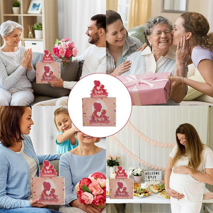 Creative Mothers Day Money-drawing Gift Box Pull-out Surprise Cash Box Decor