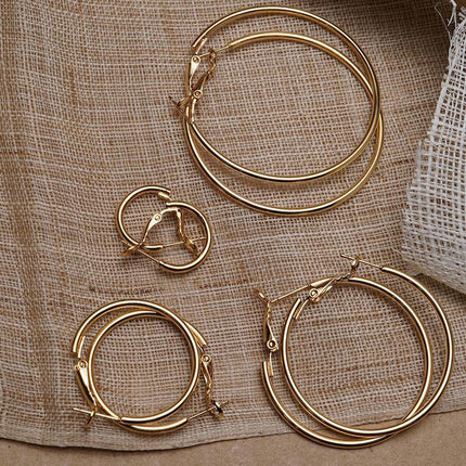 1Pair Surgical Steel Hinged Segment Hoop Ring Sleeper Lip Ear Nose Body Piercing - Aimall
