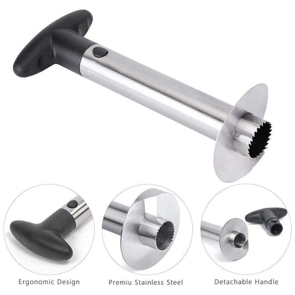 Stainless Steel Pineapple Corer Slicer Peeler Cutter Tool Easy Pineapple Cutter