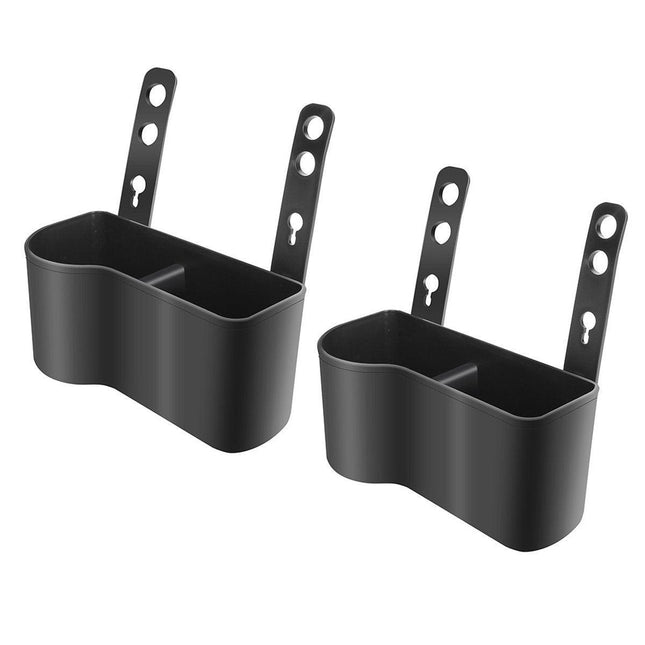 2pcs Cup Bottle Holder Phone Mount Headrest Car Back Seat Organizer Storage Box