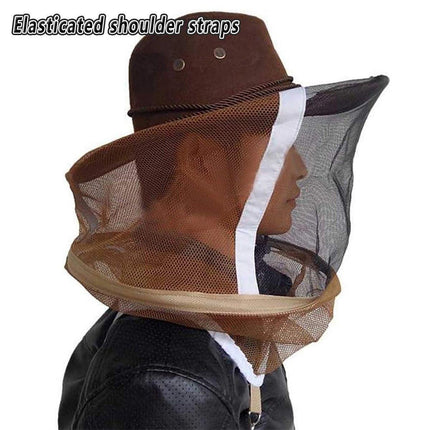 Beekeeping Buckle Denim Hat Bee Insect Face Protection Veil Net Breathable Tool