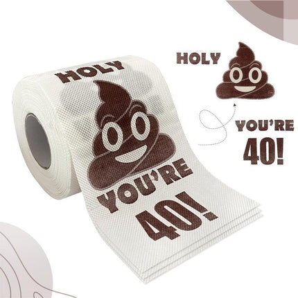 Prank Gag Printed Poop Funny Toilet Paper Roll Novelty Gag Gift for Pranks