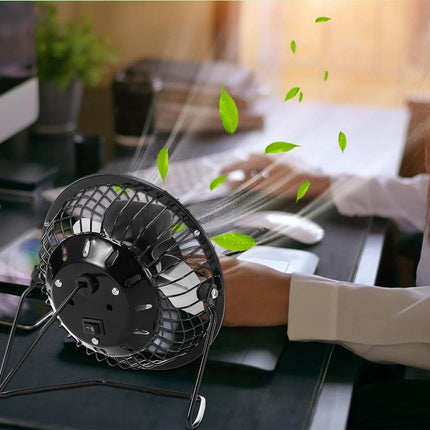 USB Powered Portable Mini Desk Fans Quiet Small Personal Table Cooler Fan
