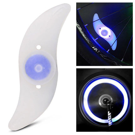 3PCS Mountain Bike Spoke Light Colourful LED Wheel Light Silicone Cycling Gear