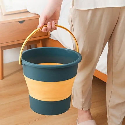 Telescopic Water Bucket for Car Washing Fishing Household Foot Soaking Thickened