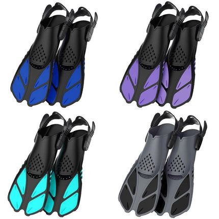 Adjustable Diving Flippers Swim Fins for Snorkeling Freestyle Training Gear
