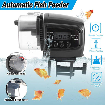 Automatic Fish Feeder Aquarium Tank Regular Feeding Timer Fish Food Dispenser