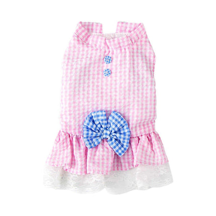 Cute Small Dog Dress Puppy Clothing Pet Apparel for Summer Fashion Outfit