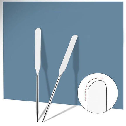 Stainless Steel Makeup Spatula Toner Mixing Stick Foundation Cream Mixing Tool - Aimall